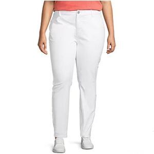 Marilyn Monroe Womens Mid Rise Skinny Fit Jean white